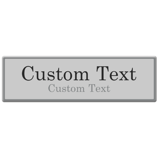 Custom Name Plates