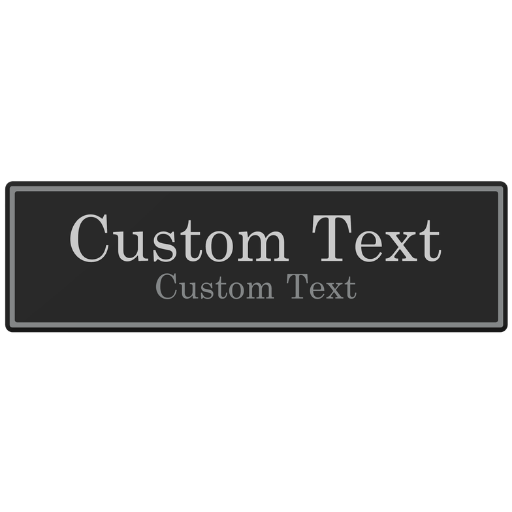 Custom Name Plates