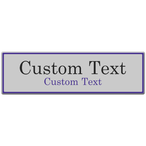 Custom Name Plates