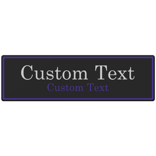 Custom Name Plates