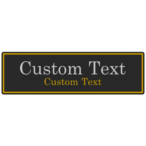 Custom Name Plates