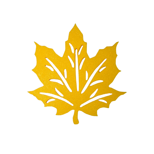 Maple Leaf Coasters Set