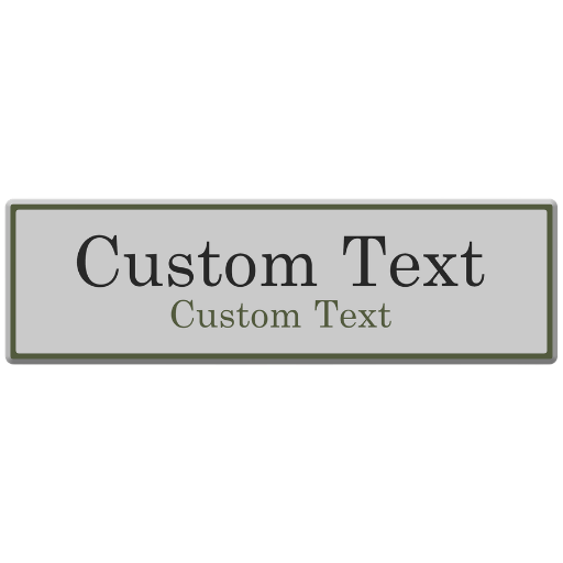 Custom Name Plates