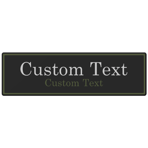 Custom Name Plates