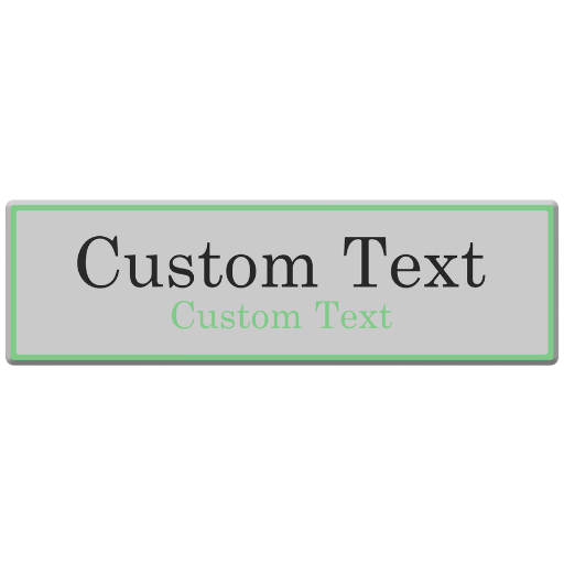 Custom Name Plates