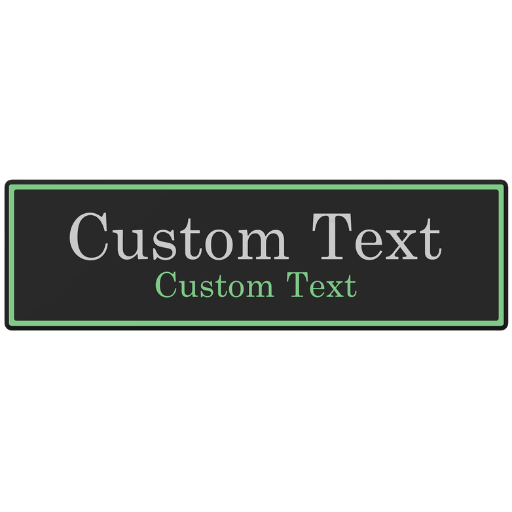 Custom Name Plates