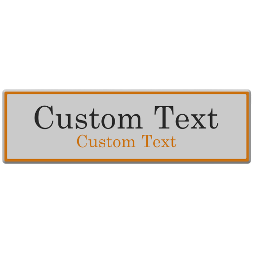 Custom Name Plates