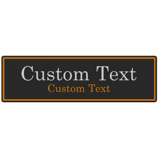 Custom Name Plates